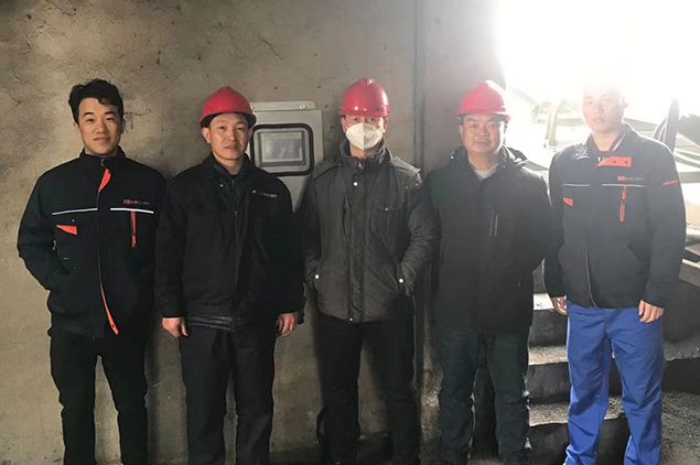 湖北襄阳港务高精度皮带秤案例